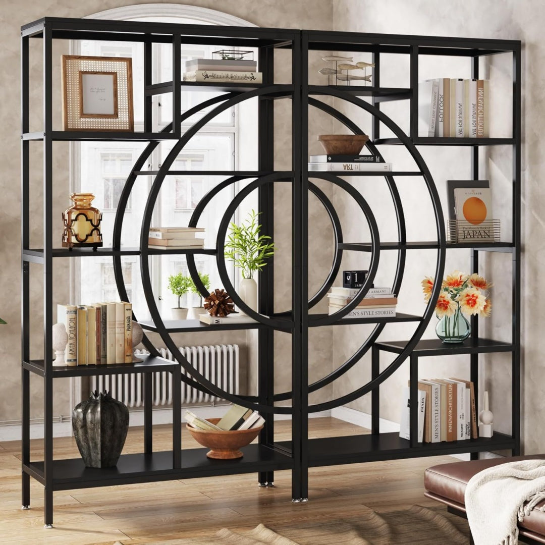 librerie nero reclinabile 6