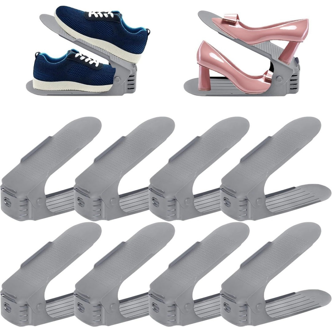 slot per scarpe grigio doppio regolabile