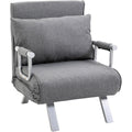 poltrone relax et chaise longue grigio reclinabile per letto